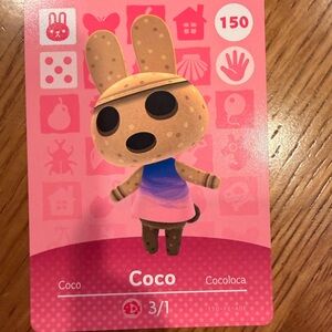 Coco - Animal Crossing amiibo card